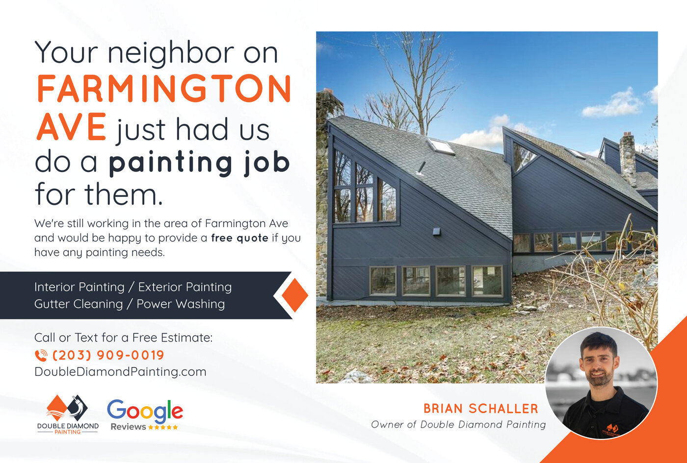Double Diamond Painting postcard for Farmington Avenue