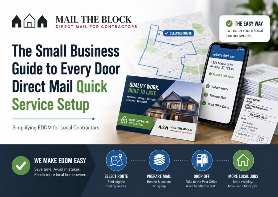 The Small Business Guide to Every Door Direct Mail Quick Service Setup