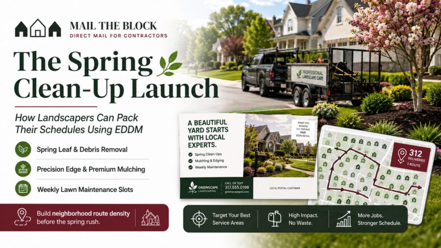 The Spring Clean-Up Launch: How Landscapers Can Pack Their Schedules Using EDDM