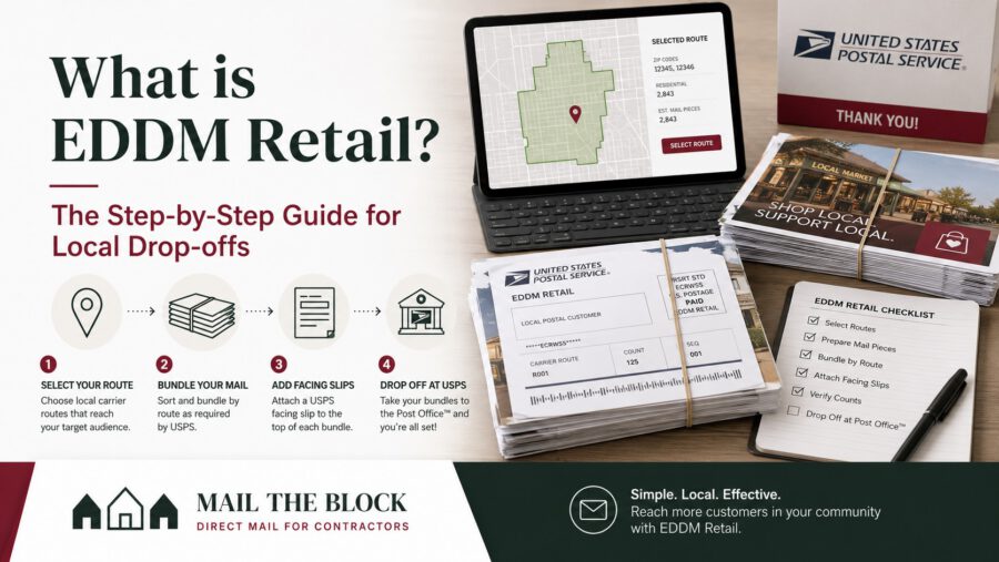 What is EDDM Retail? The Step-by-Step Guide for Local Drop-offs
