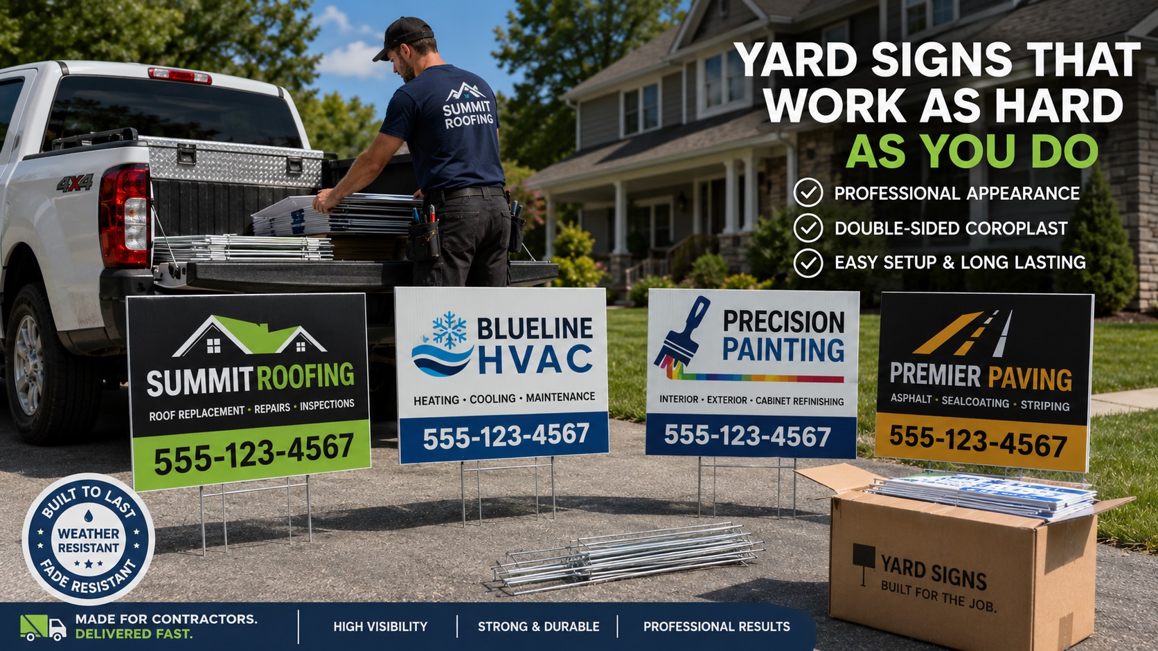 lawn signs for business
