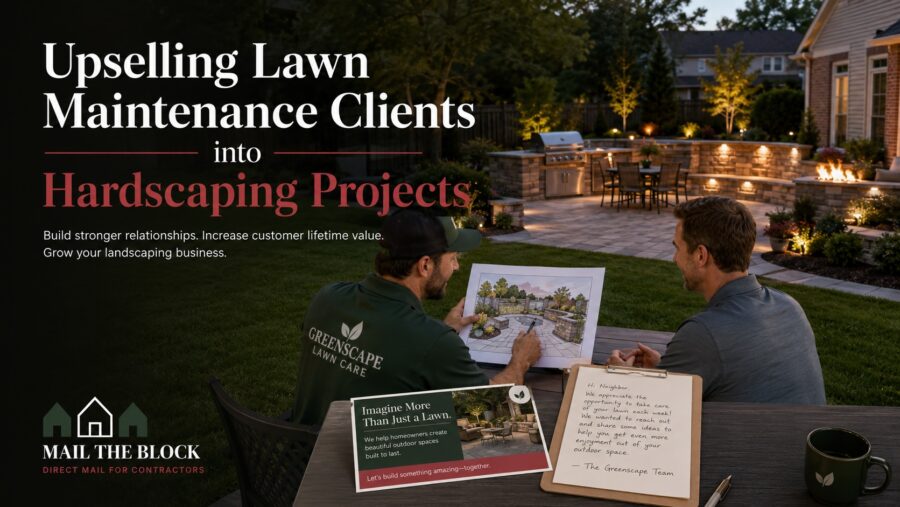 How to Grow a Landscaping Business by Upselling Lawn Care Clients into Hardscaping Projects